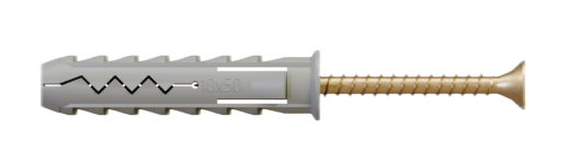 Hmoždinky so skrutkou do dreva