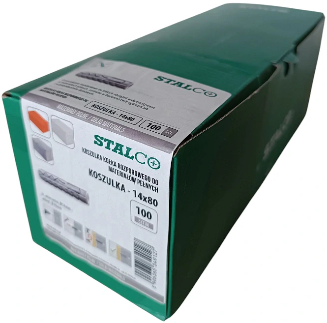 Hmoždinka rozperná Ø14x80mm 1ks