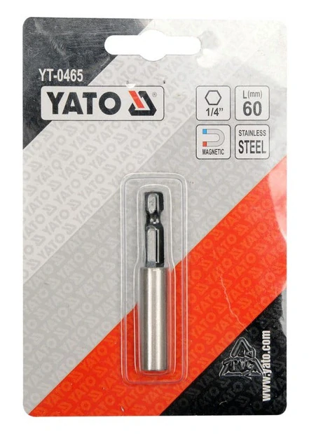 YATO držiak bitov 60 mm 1/4" magnetický inox