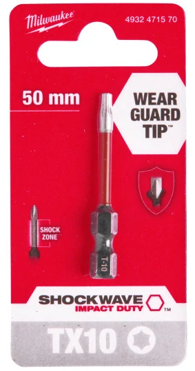 MILWAUKEE Bit Shockwave TX10 x 50 mm 1ks