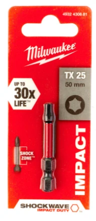 MILWAUKEE Bit Shockwave TX25 x 50 mm 1ks