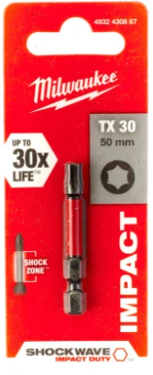 MILWAUKEE Bit Shockwave TX30 x 50 mm 1ks