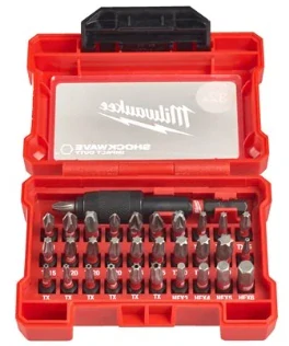 MILWAUKEE Sada bitov SHOCKWAVE™ 32 ks