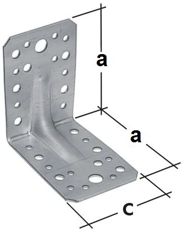 Uholník s prelisom - KP1 (90x90x65)