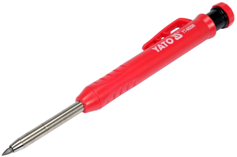 YATO stolárska ceruzka na vymeniteľné tuhy 150 mm + 6 náplní (YT-69290)