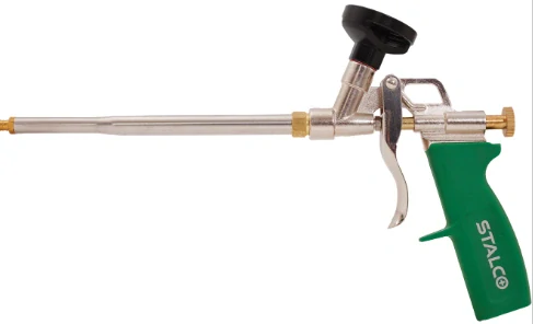 Pištoľ na montážnu penu kovová STALCO