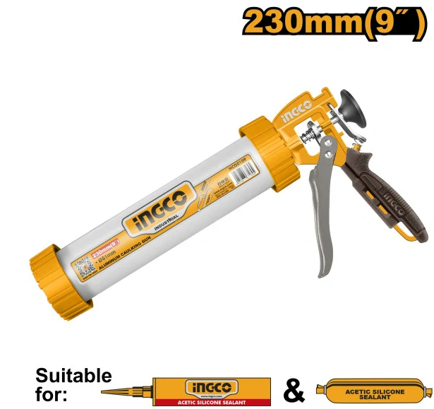 Výtlačná pištoľ 230 mm uzavretá hliníková INGCO