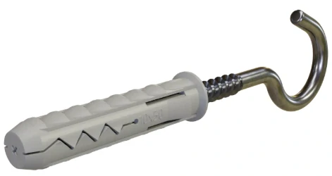 Hmoždinka rozperná s okrúhlym hákom, hmoždinka: Ø10x50mm , hák: Ø6x52mm Stalco