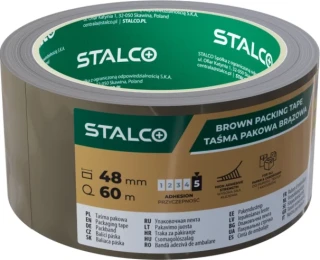 Páska baliaca, hnedá 48mm x 60m STALCO