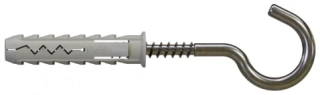 Hmoždinka rozperná s okrúhlym hákom, hmoždinka: Ø6x30mm , hák: Ø4x35mm Stalco