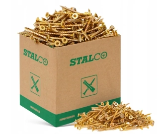 Skrutky do dreva 3,5×20 mm so zapustenou hlavou Torx TX15 – 1000 ks STALCO