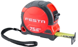 Zvinovací meter 7,5 m x 25 mm pogumovaný magnetický FESTA (11327F)