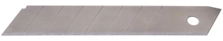 Náhradné segmentové čepele 18 mm – sada 10 ks (B-018), hrúbka 0,5 mm, 7 segmentov