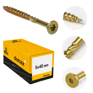 5x40mm 200ks Skrutky do dreva so zápustnou hlavou TX Domax