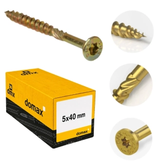 5x40mm 200ks Skrutky do dreva CS - zápustná hlava TORX Domax